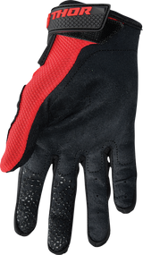 Thor Sector Gloves - Red/White - Large 3330-7270 - Cycle City Outdoors