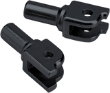 BILTWELL Foot Peg Mount - Black - Softail 0107-1640-01
