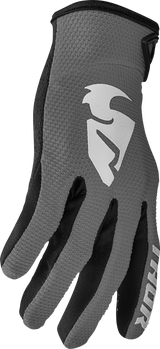Thor Youth Sector Gloves - Gray/White - 2XS 3332-1748 - Cycle City Outdoors