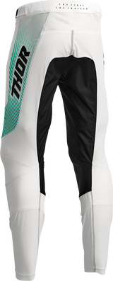 Thor Prime Tech Pants - White/Teal - 34 2901-10142 - Cycle City Outdoors