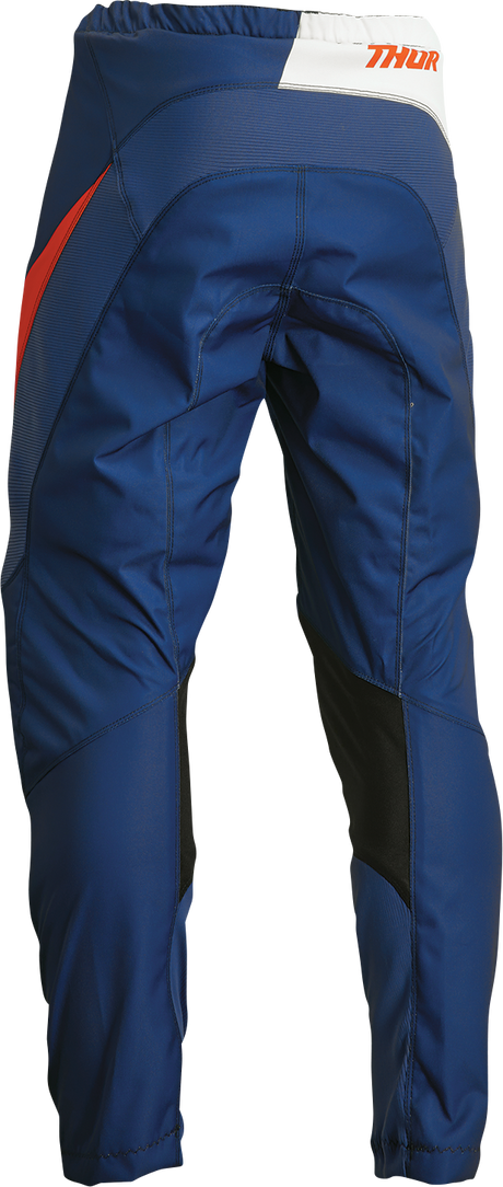 Thor Sector Edge Pants - Navy/Orange - 44 2901-10281 - Cycle City Outdoors