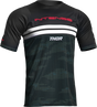 THOR Intense Assist Decoy Jersey - Short-Sleeve - Black/Camo - Large 5020-0195 - Cycle City Outdoors