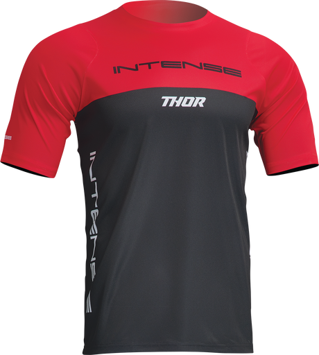 THOR Intense Assist Censis Jersey - Short-Sleeve - Red/Black - XL 5020-0208 - Cycle City Outdoors