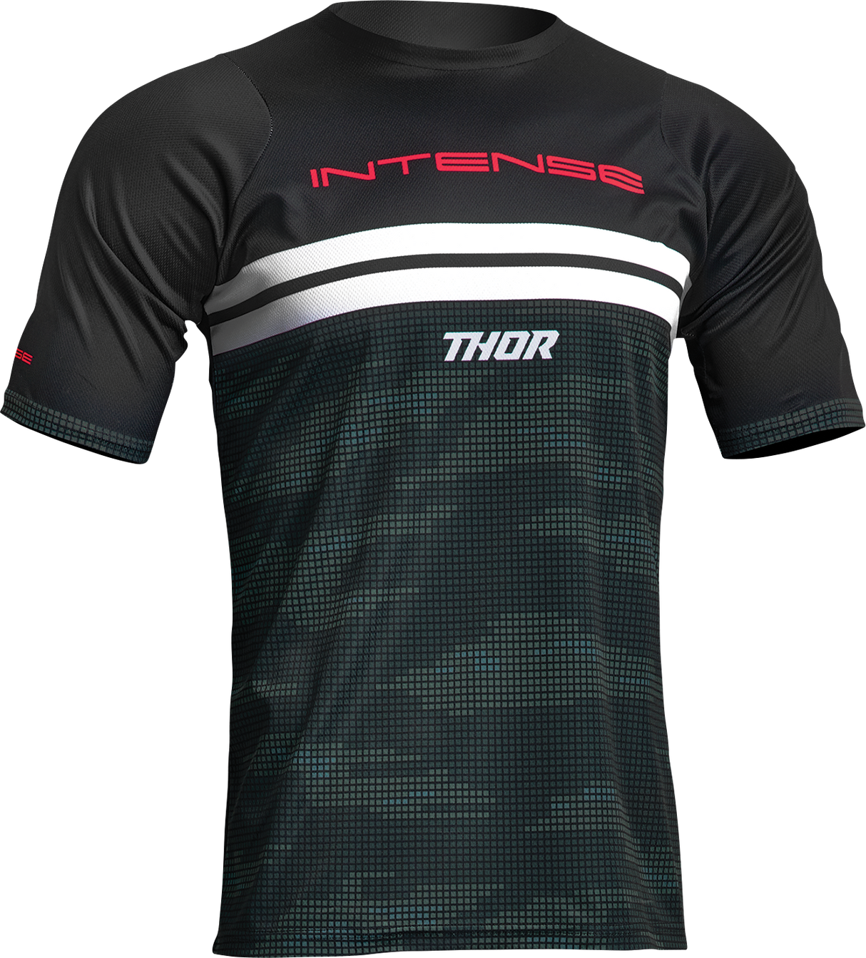 THOR Intense Assist Decoy Jersey - Short-Sleeve - Black/Camo - Medium 5020-0194 - Cycle City Outdoors