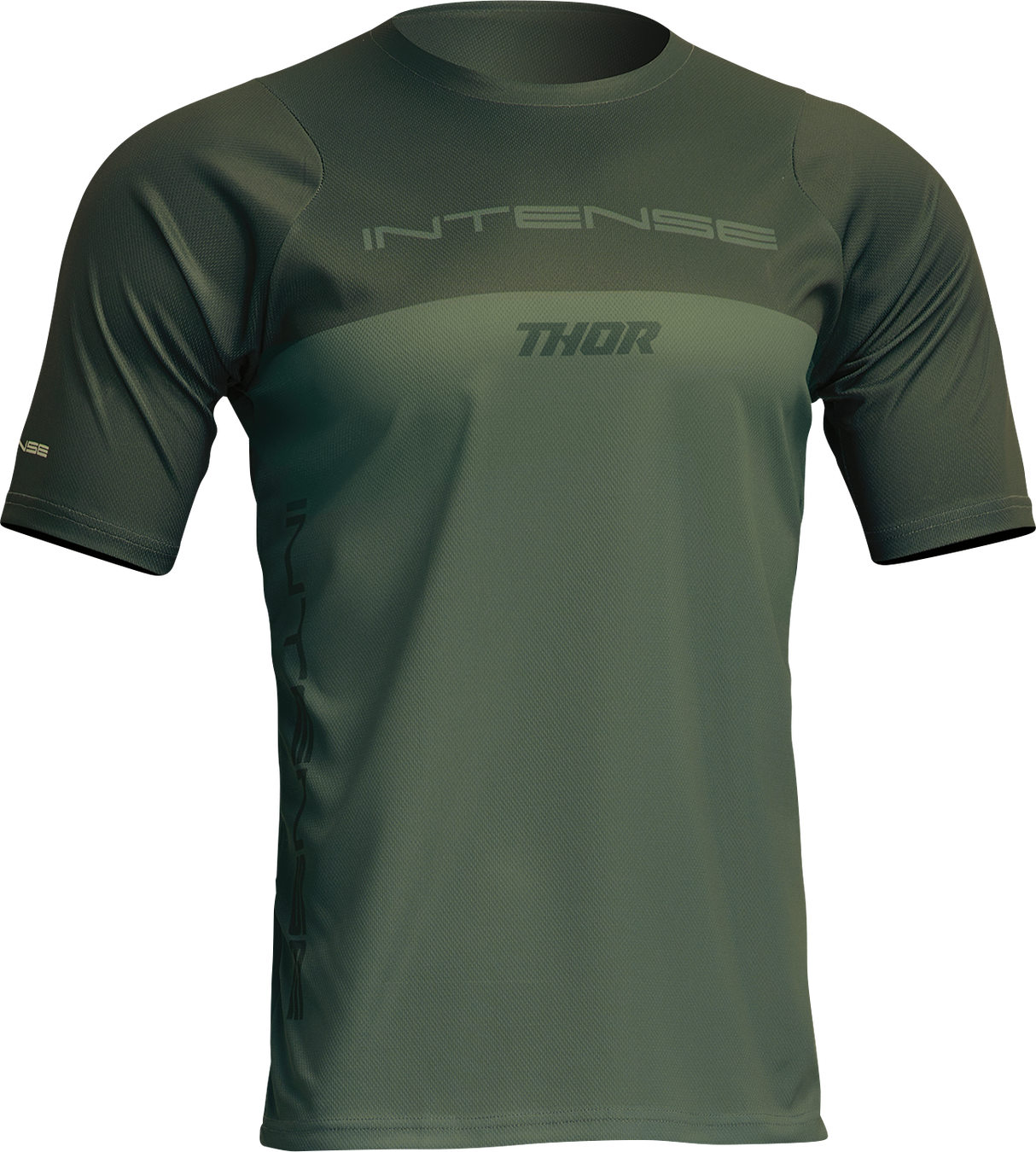 THOR Intense Assist Censis Jersey - Short-Sleeve - Forest Green - Large 5020-0213 - Cycle City Outdoors