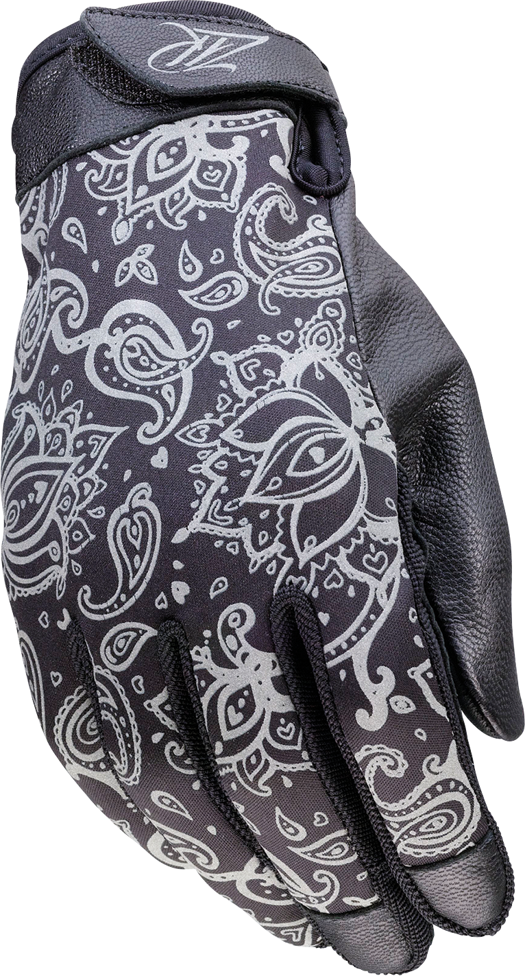 Z1R Women's Reflective Gloves - Black - 2XL 3302-0890