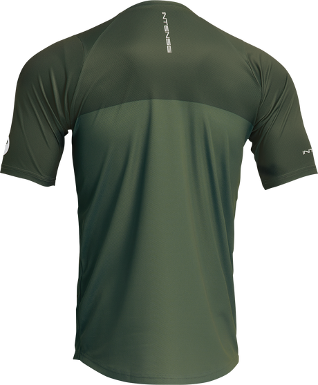 THOR Intense Assist Censis Jersey - Short-Sleeve - Forest Green - Large 5020-0213 - Cycle City Outdoors
