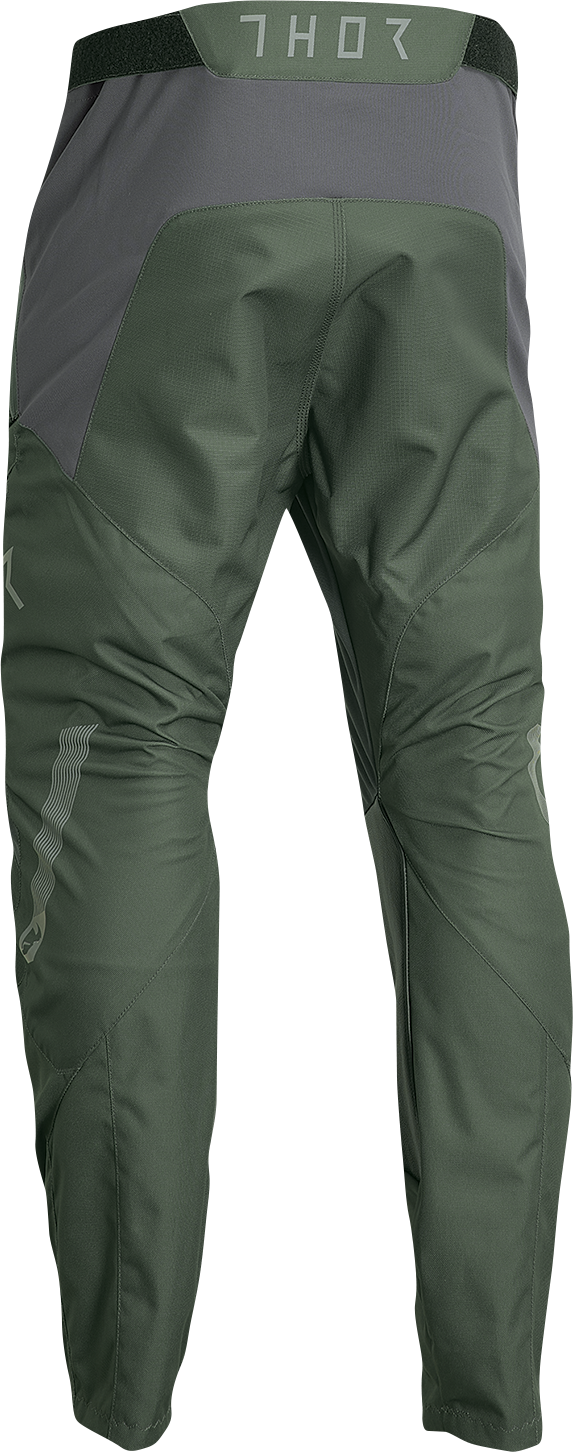 THOR Terrain In-the-Boot Pants - Army Green/Charcoal - 48 2901-10439