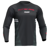 THOR Intense Assist Berm Long-Sleeve Jersey - Black/Camo - Medium 5020-0224 - Cycle City Outdoors