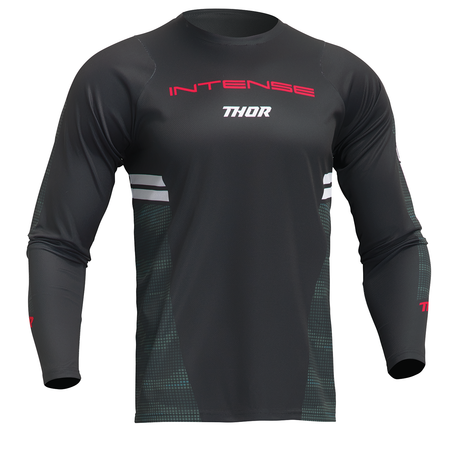 THOR Intense Assist Berm Long-Sleeve Jersey - Black/Camo - Medium 5020-0224 - Cycle City Outdoors