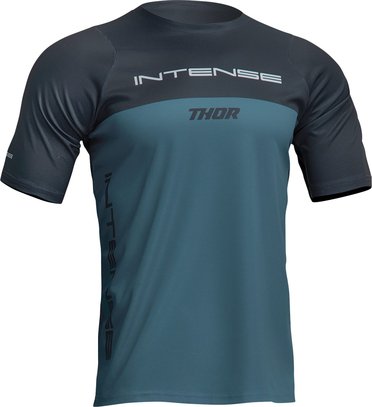 THOR Intense Assist Censis Jersey - Short-Sleeve - Teal/Midnight - Large 5020-0219 - Cycle City Outdoors
