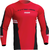 THOR Intense Assist Berm Long-Sleeve Jersey - Red/Black - Large 5020-0231 - Cycle City Outdoors