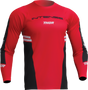 THOR Intense Assist Berm Long-Sleeve Jersey - Red/Black - Large 5020-0231 - Cycle City Outdoors