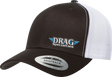 DRAG SPECIALTIES Drag Specialties Mesh Snapback Hat - Black/White NP22E-H709