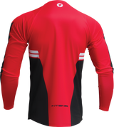 THOR Intense Assist Berm Long-Sleeve Jersey - Red/Black - Large 5020-0231 - Cycle City Outdoors