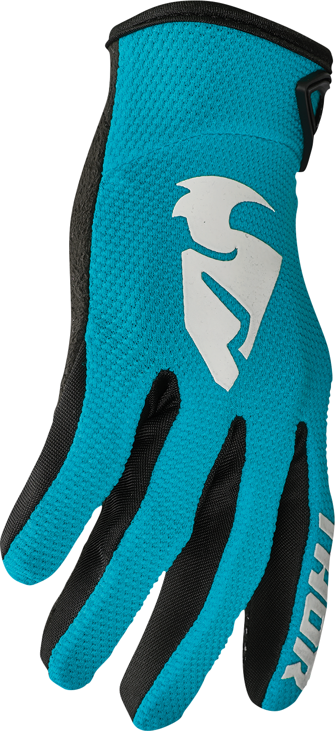 Thor Women's Sector Gloves - Aqua/Vintage White - Small 3331-0246 - Cycle City Outdoors