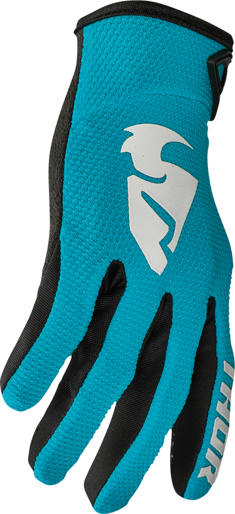Thor Women's Sector Gloves - Aqua/Vintage White - Small 3331-0246 - Cycle City Outdoors