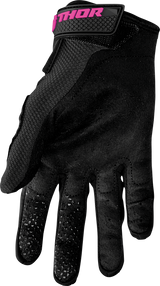 THOR Women's Sector Gloves - Black/Pink - Large 3331-0244