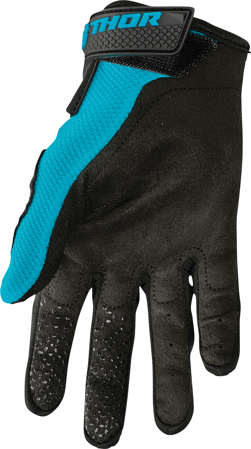 Thor Women's Sector Gloves - Aqua/Vintage White - Small 3331-0246 - Cycle City Outdoors