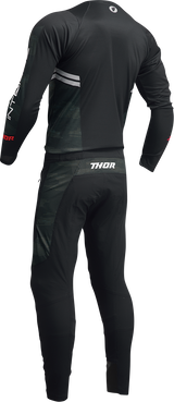 THOR Intense Assist Berm Long-Sleeve Jersey - Black/Camo - Large 5020-0225 - Cycle City Outdoors