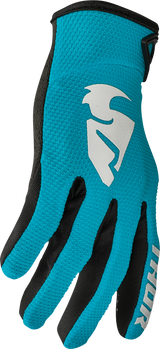 THOR Women's Sector Gloves - Aqua/Vintage White - XL 3331-0249