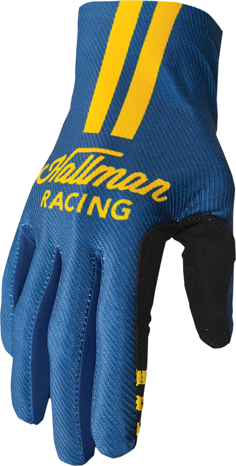 Thor Mainstay Gloves - Roosted - Navy/Lemon - 2XL 3330-7308 - Cycle City Outdoors