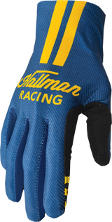 Thor Mainstay Gloves - Roosted - Navy/Lemon - Large 3330-7306 - Cycle City Outdoors