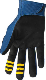Thor Mainstay Gloves - Roosted - Navy/Lemon - Large 3330-7306 - Cycle City Outdoors