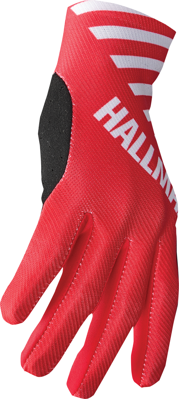 Thor Mainstay Gloves - Slice - White/Red - Medium 3330-7293 - Cycle City Outdoors