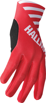 Thor Mainstay Gloves - Slice - White/Red - Medium 3330-7293 - Cycle City Outdoors