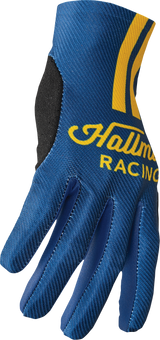 Thor Mainstay Gloves - Roosted - Navy/Lemon - Large 3330-7306 - Cycle City Outdoors