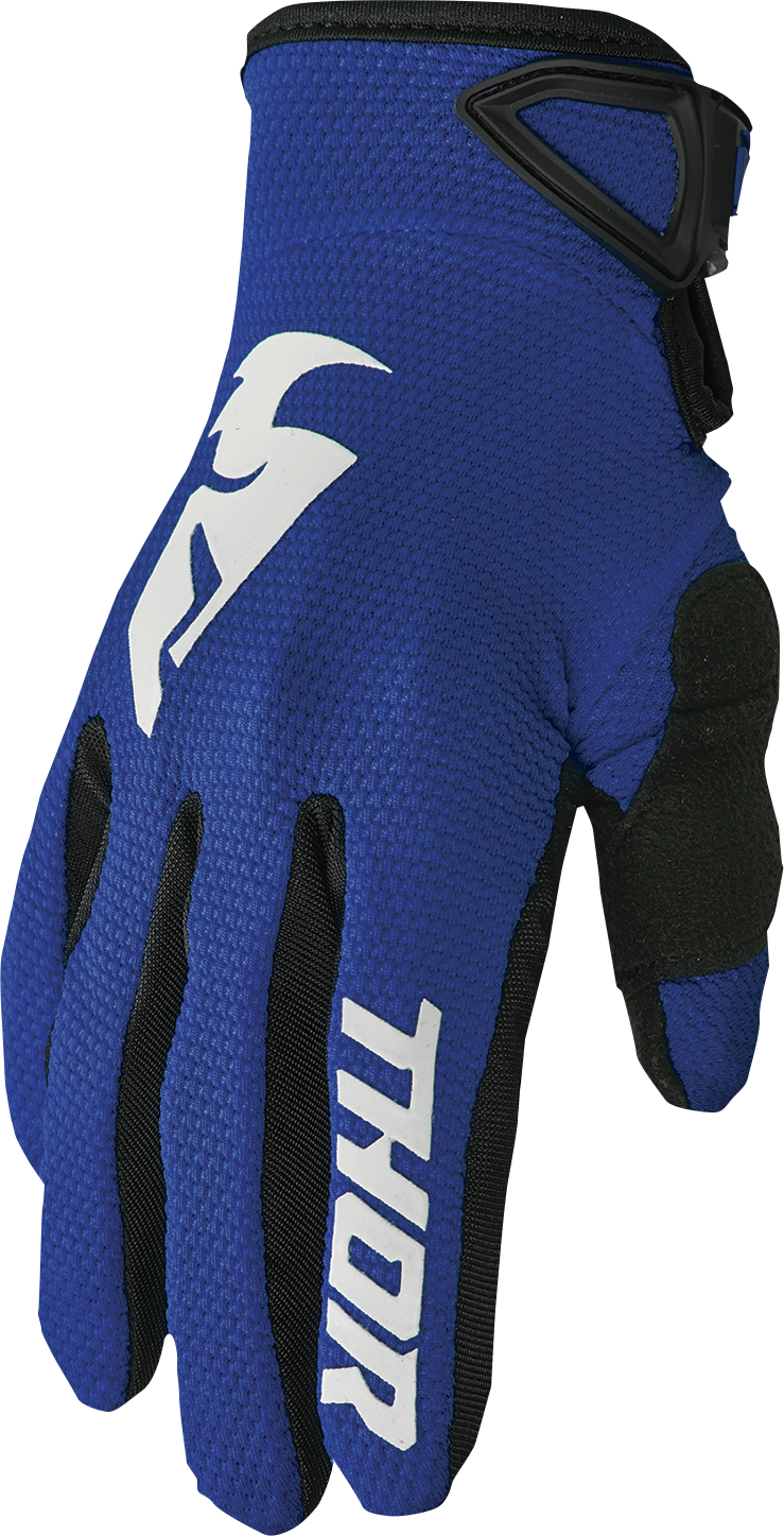 Thor Youth Sector Gloves - Navy/White - 2XS 3332-1738 - Cycle City Outdoors