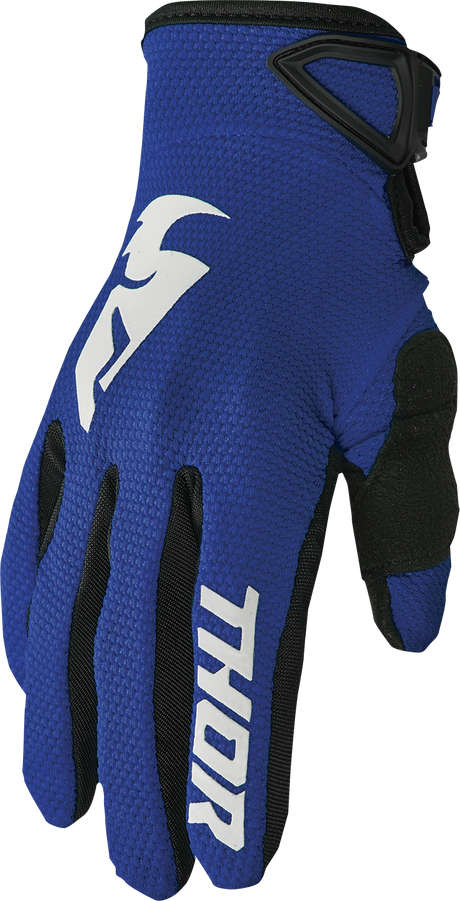 Thor Youth Sector Gloves - Navy/White - 2XS 3332-1738 - Cycle City Outdoors