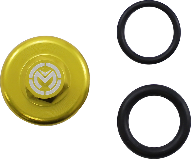 MOOSE RACING Oil Cap - Yellow - Suzuki T14-6302Y - Cycle City Outdoors
