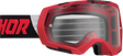 Thor Regiment Goggles - Red/Black - Clear 2601-2800 - Cycle City Outdoors