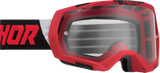 Thor Regiment Goggles - Red/Black - Clear 2601-2800 - Cycle City Outdoors