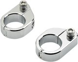 BILTWELL O/S Speed Clamps - Chrome - Straight 6907-105