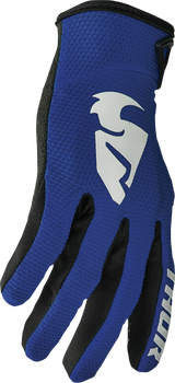 Thor Youth Sector Gloves - Navy/White - 2XS 3332-1738 - Cycle City Outdoors