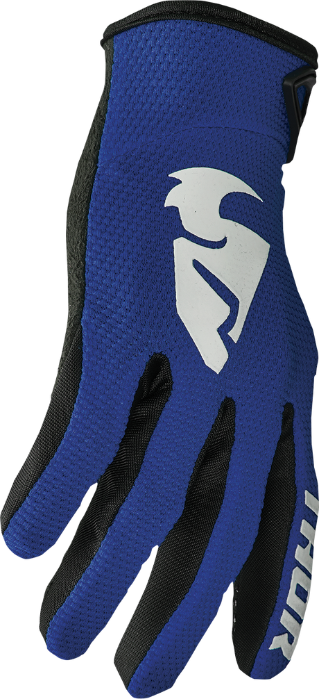 Thor Youth Sector Gloves - Navy/White - 2XS 3332-1738 - Cycle City Outdoors