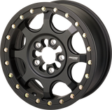 MOOSE UTILITY Wheel - 351X - 5-Lug/Beadlock - Front/Rear - Satin Black - 15x7 - 5/4.5 - 5+2 351BM157545SB64