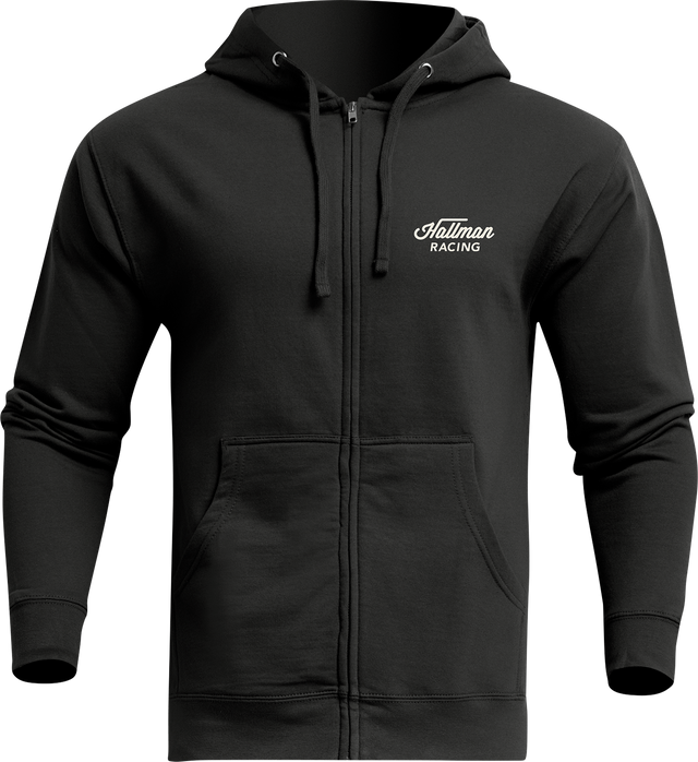 Thor Hallman Heritage Zip-Up Sweatshirt - Black - Large 3050-6334 - Cycle City Outdoors