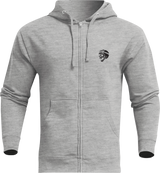 Thor Mindless Zip Fleece Sweatshirt - Heather Gray - Small 3050-6311 - Cycle City Outdoors