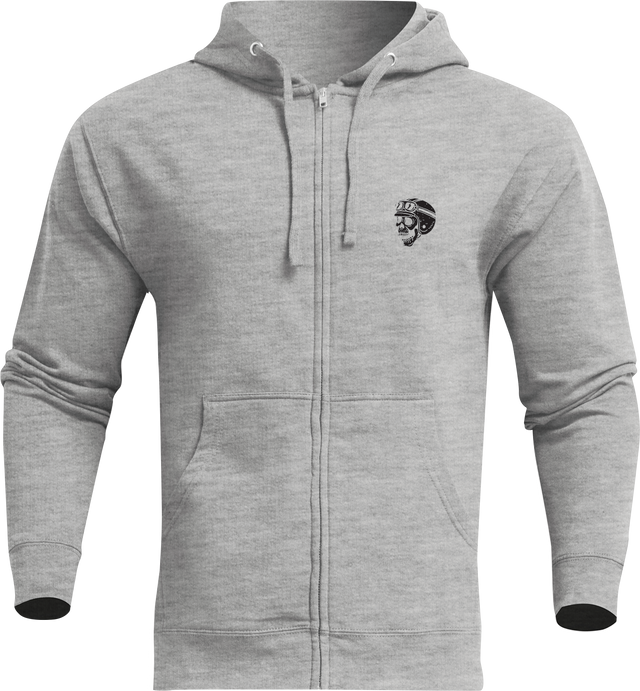 Thor Mindless Zip Fleece Sweatshirt - Heather Gray - Small 3050-6311 - Cycle City Outdoors