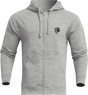Thor Mindless Zip Fleece Sweatshirt - Heather Gray - Small 3050-6311 - Cycle City Outdoors