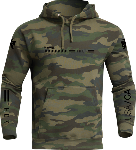 Thor Division Fleece Pullover Sweatshirt - Forest Camo - Small 3050-6306 - Cycle City Outdoors