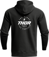 Thor Stadium Zip-Up Hooded Sweatshirt - Black - Large 3050-6318 - Cycle City Outdoors