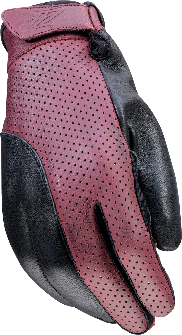 Z1R Women's Combiner Gloves - Black/Red - Medium 3302-0893