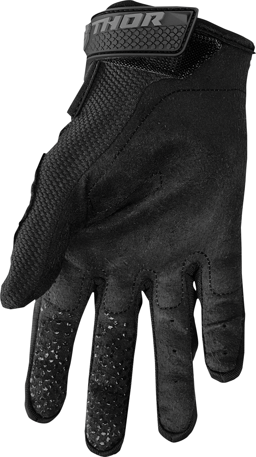 Thor Youth Sector Gloves - Black/Gray - Large 3332-1732 - Cycle City Outdoors