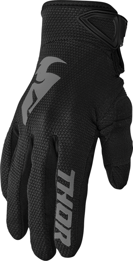 Thor Sector Gloves - Black/Gray - XL 3330-7253 - Cycle City Outdoors