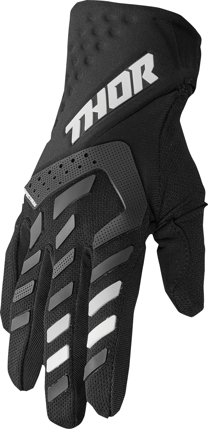 Thor Women's Spectrum Gloves - Black/White - Large 3331-0232 - Cycle City Outdoors